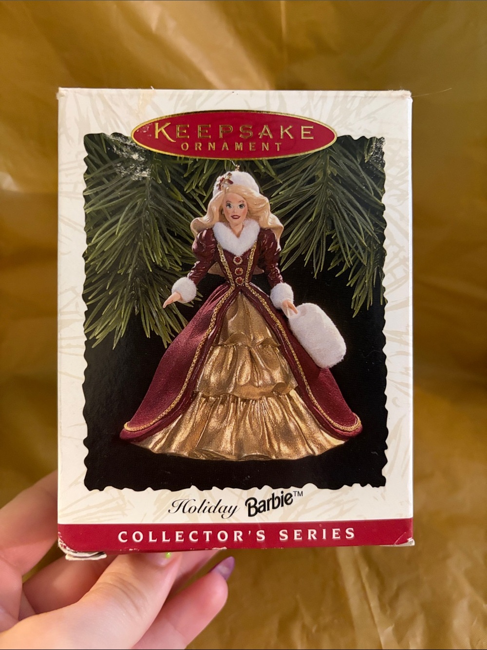 Holiday Barbie 1996 Hallmark Ornament
